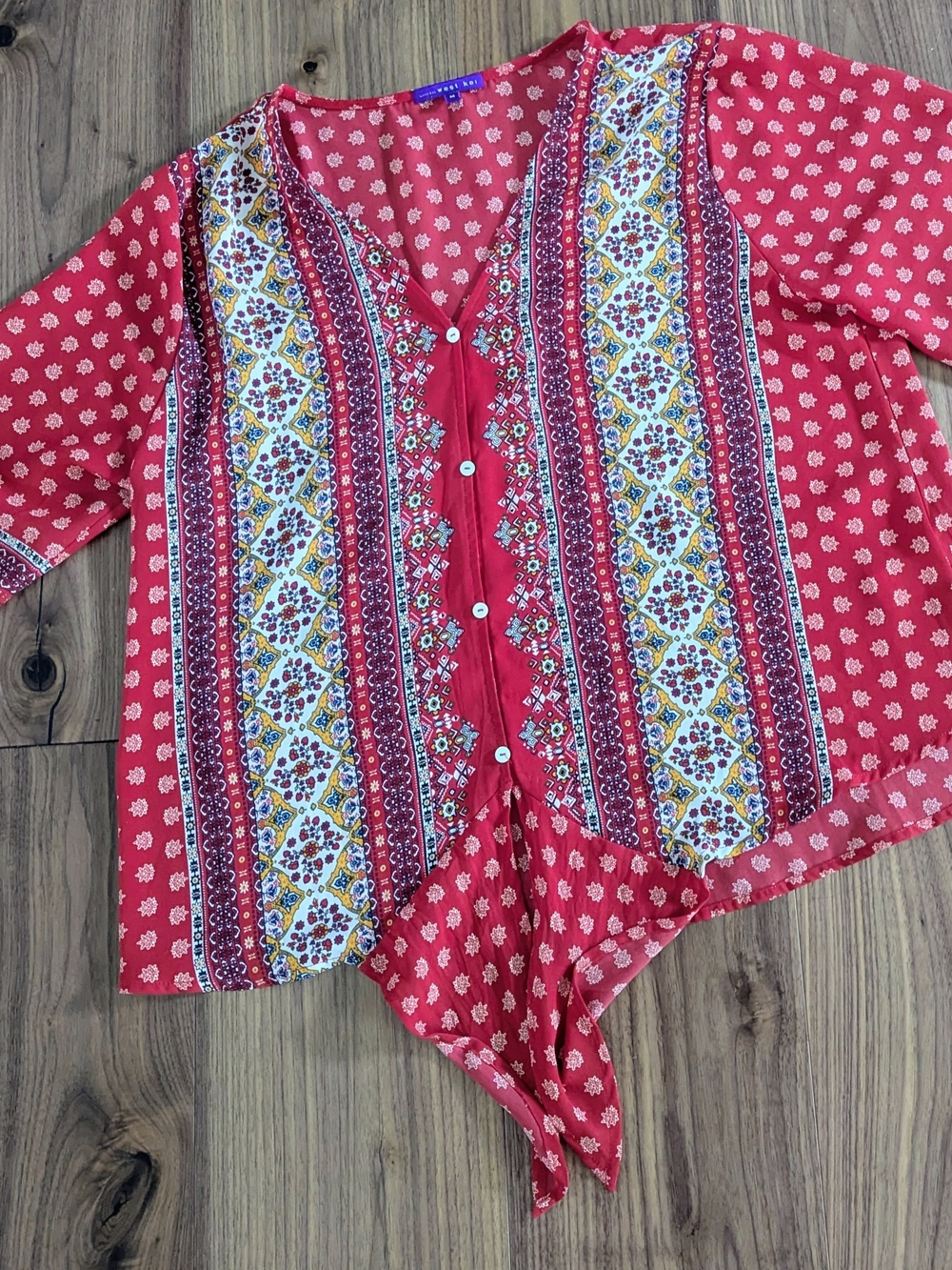 West Kei Tie Blouse, Size M